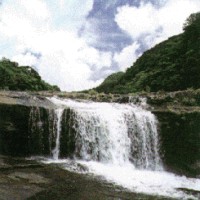Водопад Марюдо в верховьях реки Ураучи на острове Ириомоте